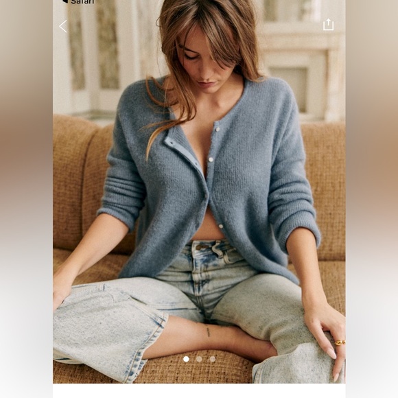 Sézane Sweater. Gaspard Vintage Bleu. NWT. - Picture 1 of 4